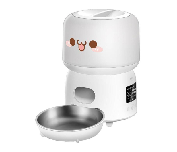 Rojeco AUTOMATYCZNY DOZOWNIK KARMY 3L BUTTON VERSION (BIAŁY) - 1514948 - zdjęcie